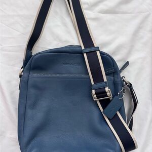 Coach Blue Leather Crossbody Bag